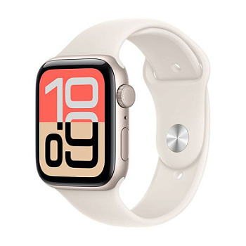 Apple Watch Series SE3  Starlight Case with Starlight Sport Band S/M 