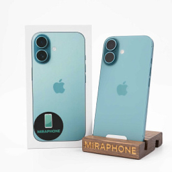 iPhone 16 , активированный Sim+ESim Teal 128gb